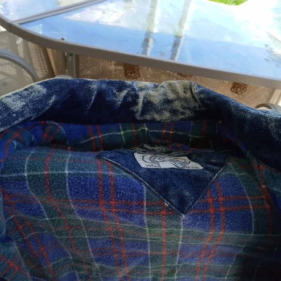 Vintage acid wash denim coat - Picture 3 of 9